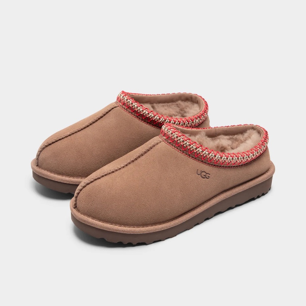 UGG Women's Tasman II in Rocky Oak Size 7 NIB Suede Slippers